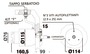 Schottenwand-Durchgang-Set Nylon schw Flange inox 17